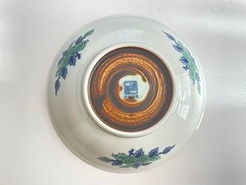 庫山窯　長皿　長角皿　青華緑彩　5客 Amazon.co.jp: 保管品前畑陶器庫山窯青華緑彩中皿15.5cm1枚のみ